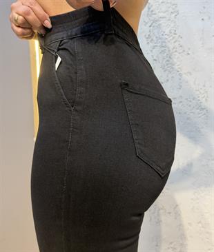 Beli Lastikli Pantolon Siyah