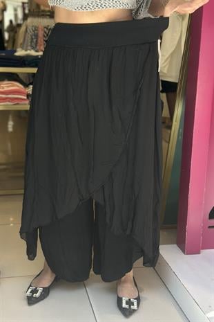 İthal Şalvar Pantolon Siyah