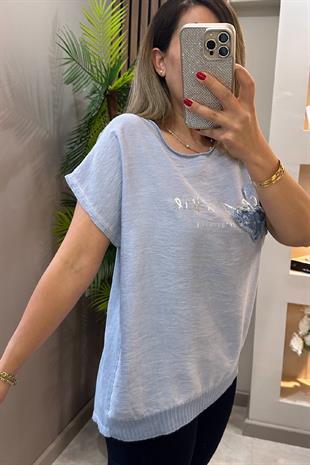 İthal Cest La Vie Bluz Mavi