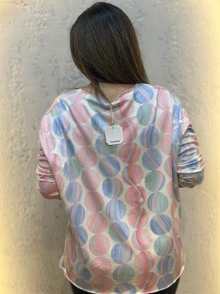 Moda Halkası İthal Bluz Pembe