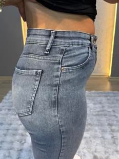 Mom Jean Pantolon Buz Mavi