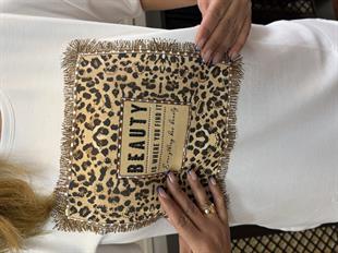 Oysh Leoparlı T-Shırt Ekru