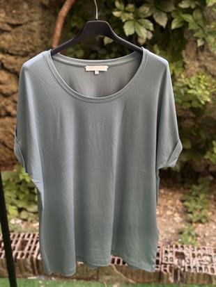 Yuvarlak Yaka Kısa Kollu Basic Tshirt