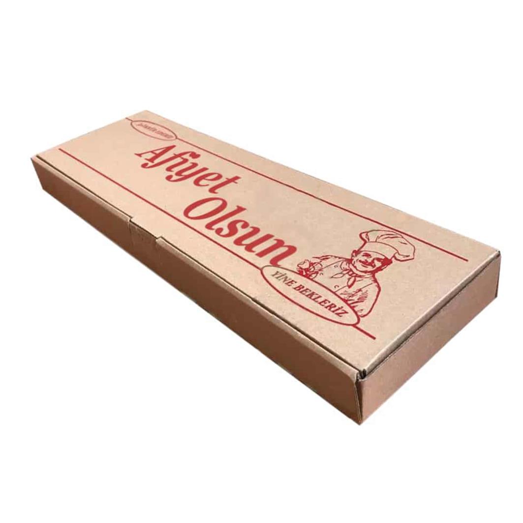 Kıbrıs Baskılı Pide Kutusu