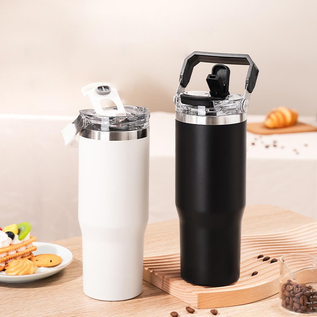 Kıbrıs Kulplu Çelik Termos