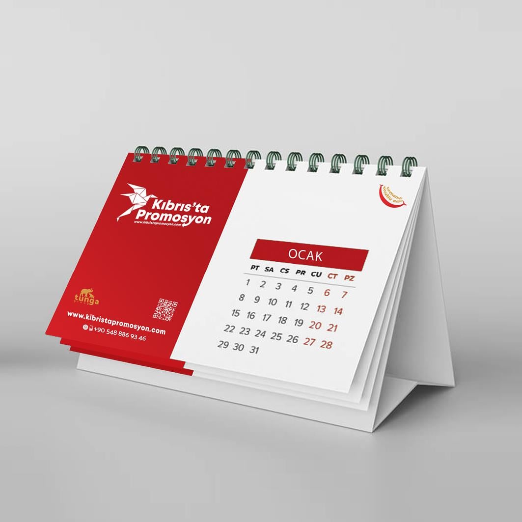 Kıbrıs Masaüstü Piramit Takvim