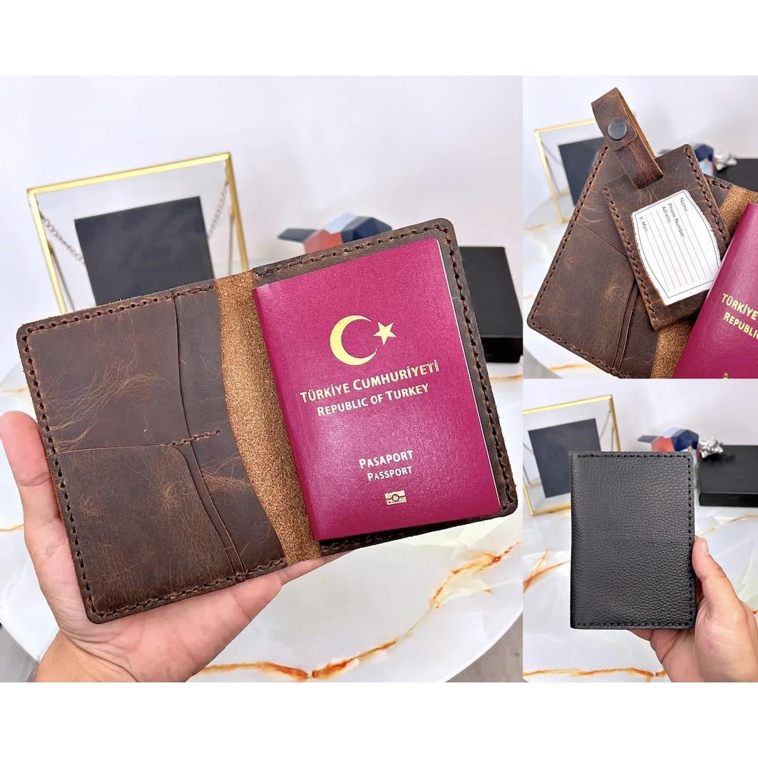 Kıbrıs Pasaport Kabı ve Valiz Etiketi