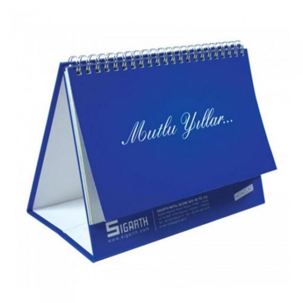 Masaüstü Sert Taşıyıcılı Piramit Takvim