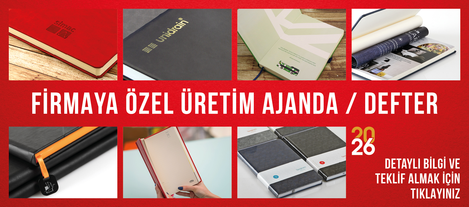 Özel üretim ajanda