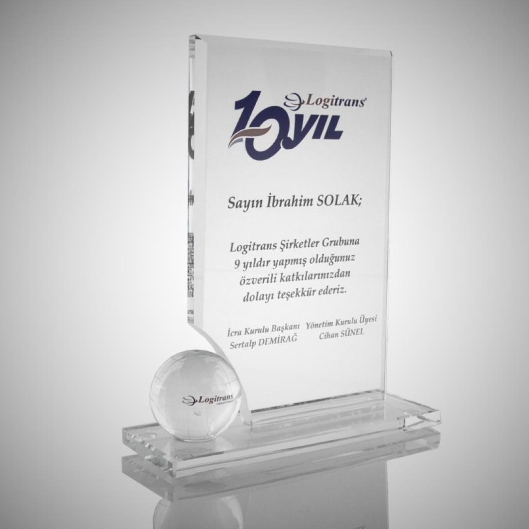 Kıbrıs Kristal Plaket