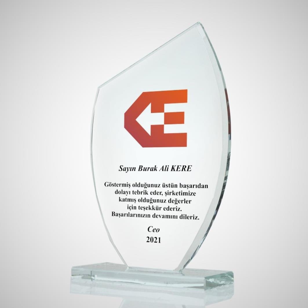 Kıbrıs Kristal Plaket