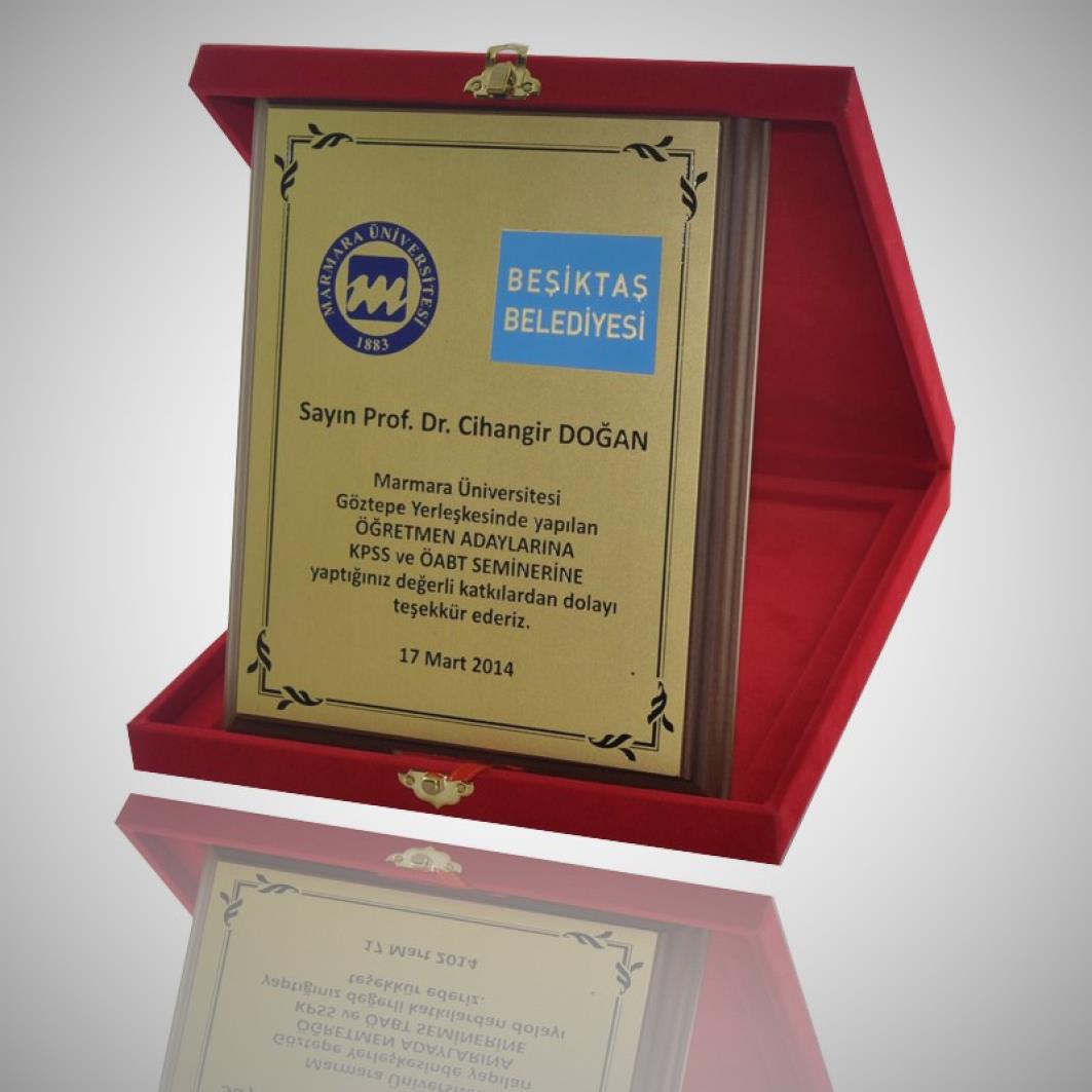 Kıbrıs Pirinç Plaket