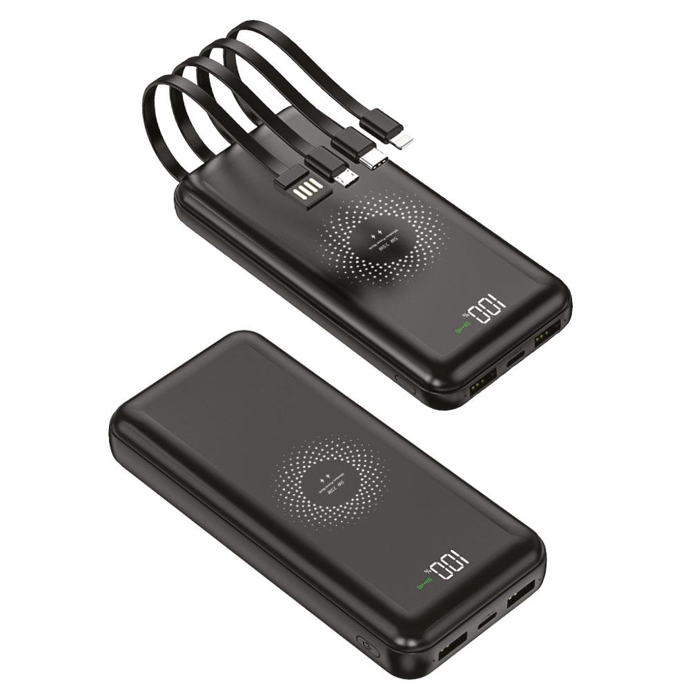 Powerbank 20000 mAh Wireless Mobil Şarj Cihazı