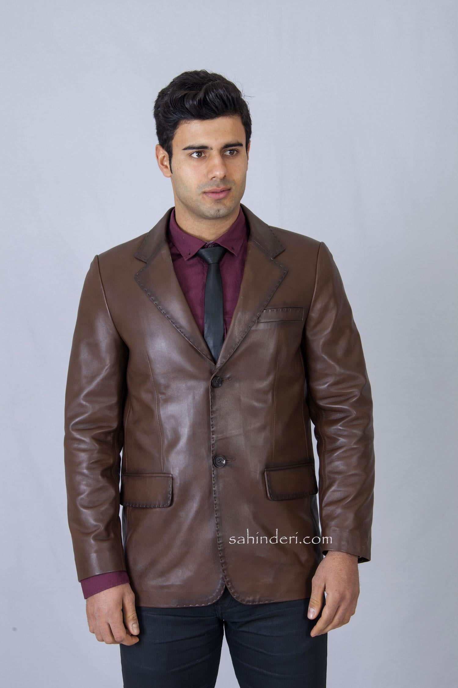 Erkek Hakiki Deri Ceket