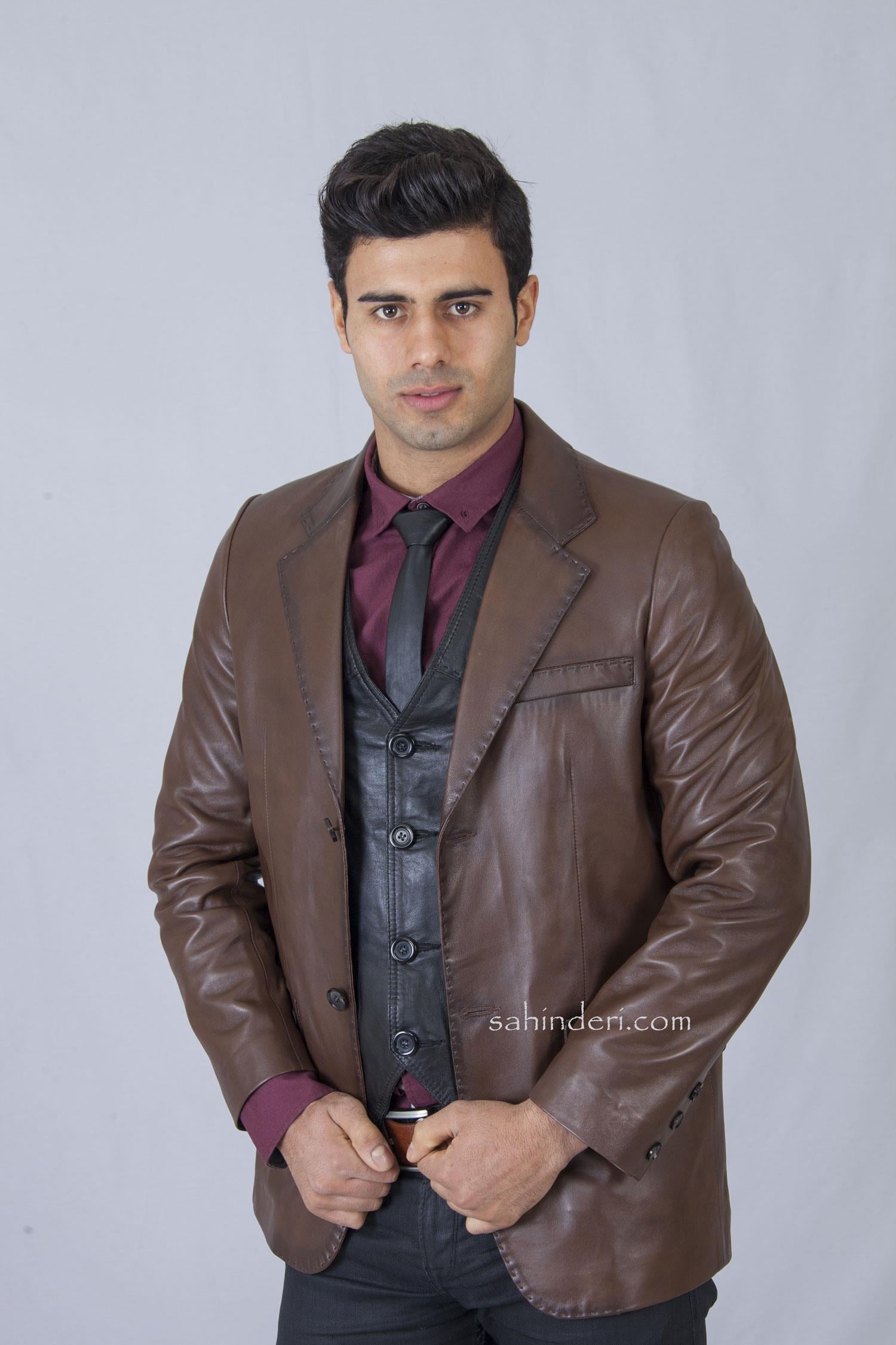 Erkek Hakiki Deri Ceket