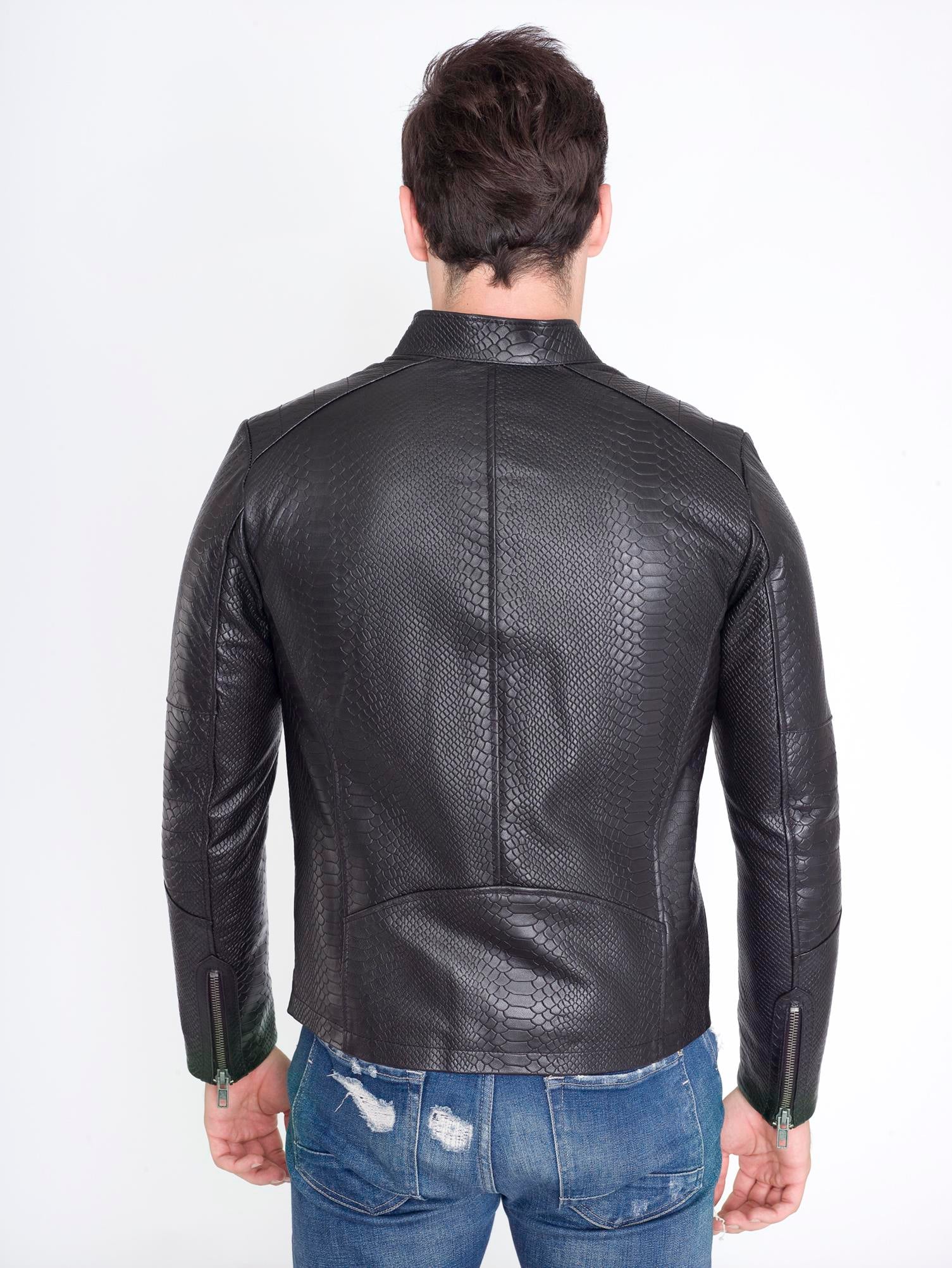 Gerçek Deri Motorcu Deri Mont