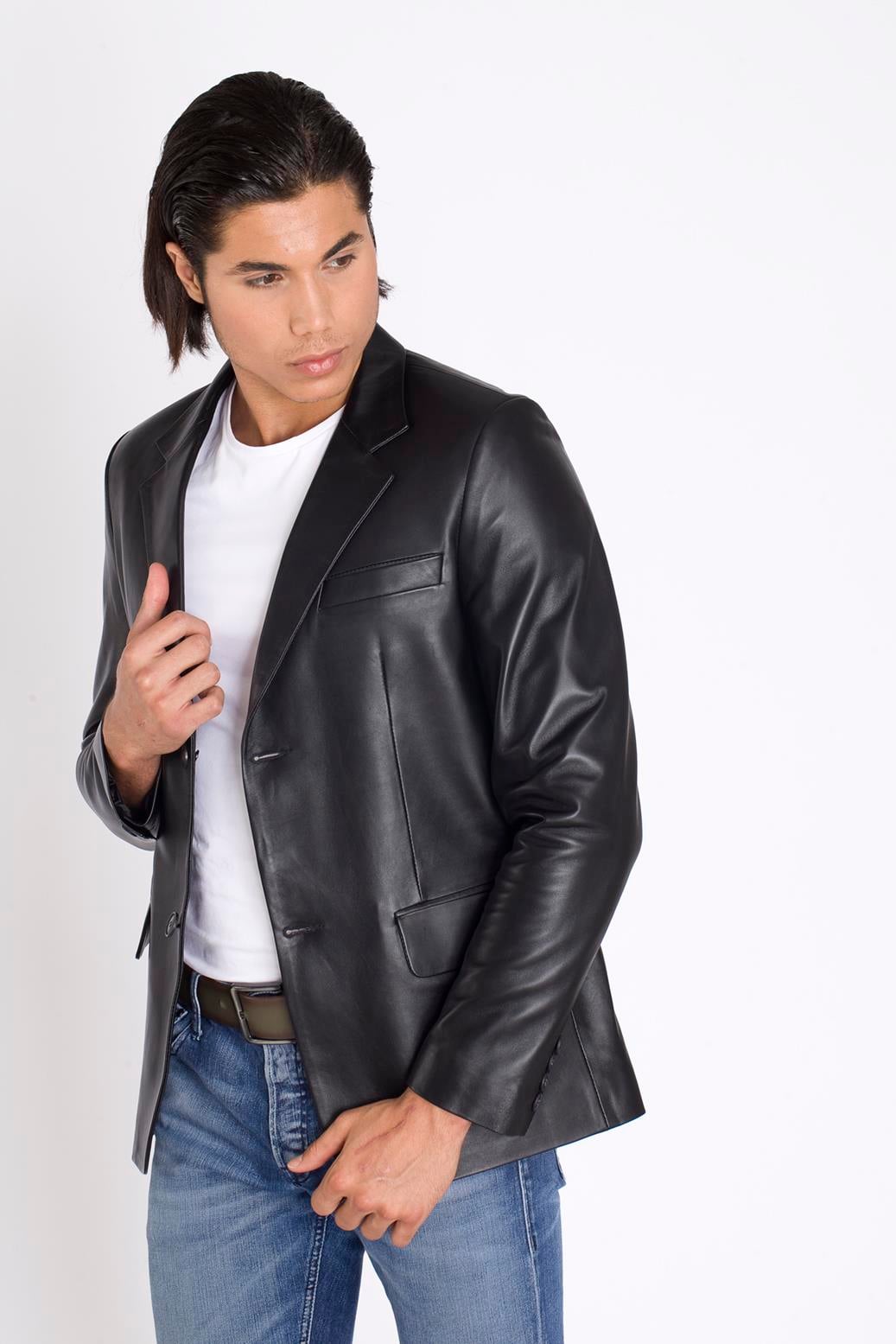 Klasik Gerçek Deri Ceket