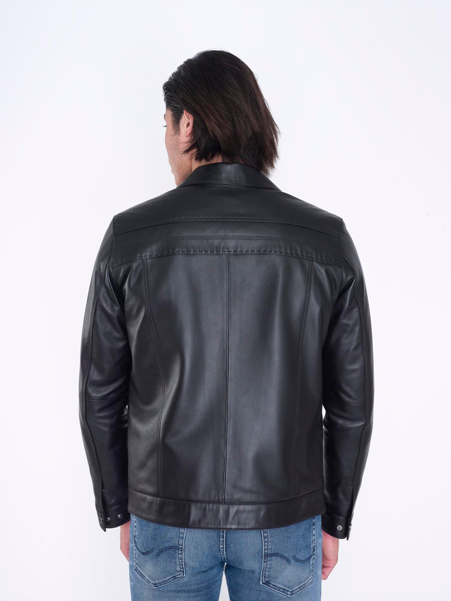 Klasik Hakiki Deri Mont