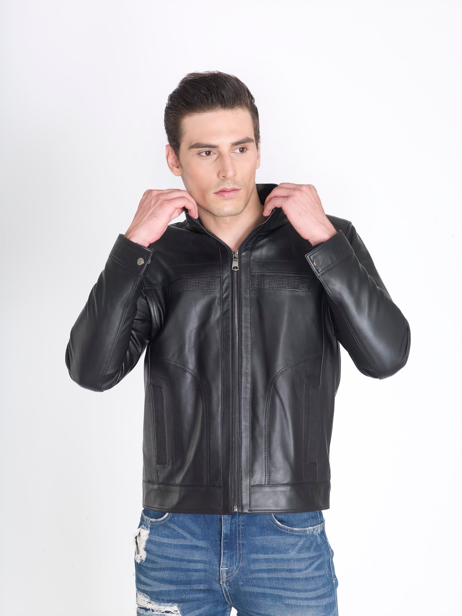 Sade Klasik Gerçek Deri Ceket