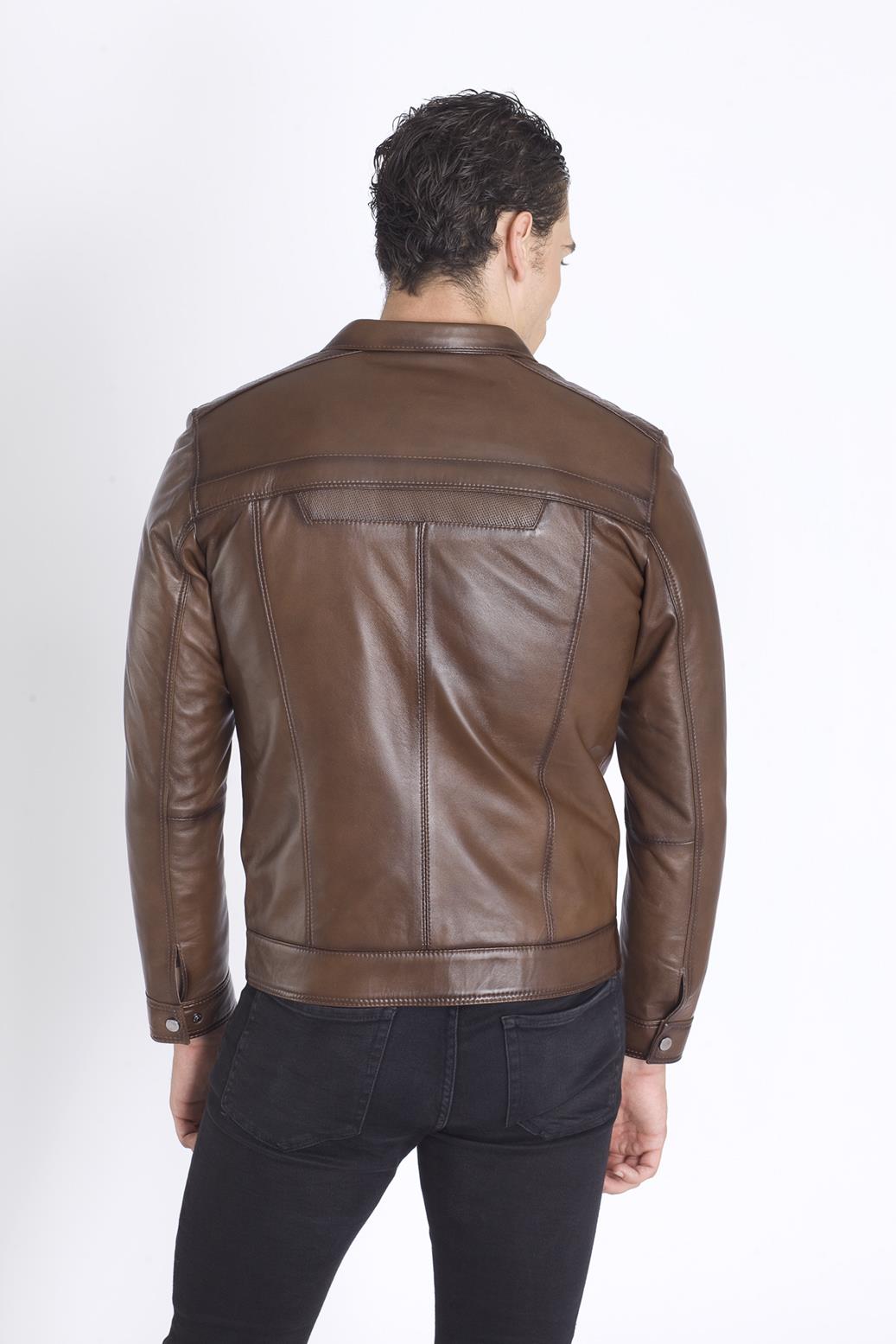 Sade Klasik Hakiki Deri Mont