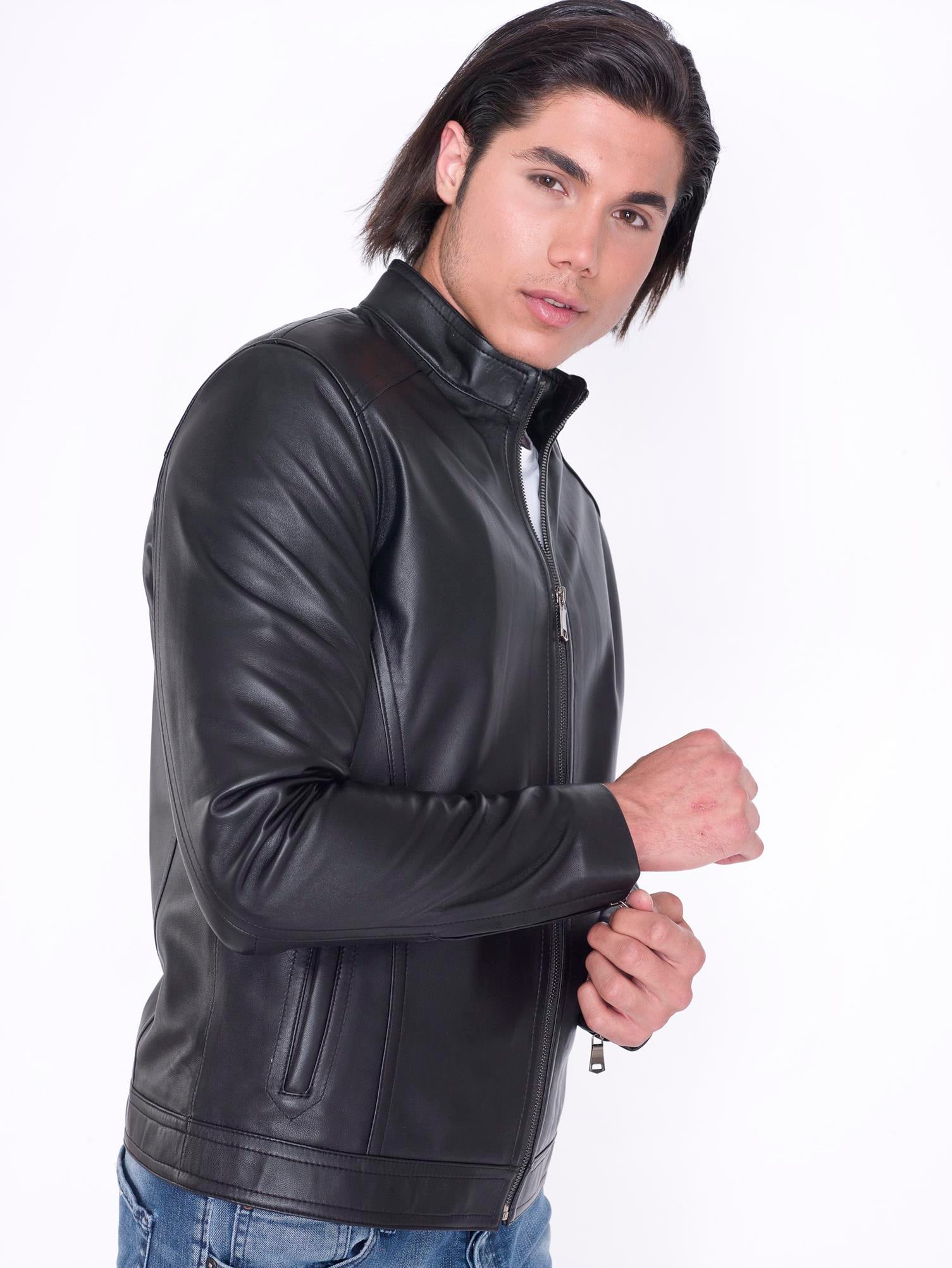 Sade Slim Fit Spor Deri Mont