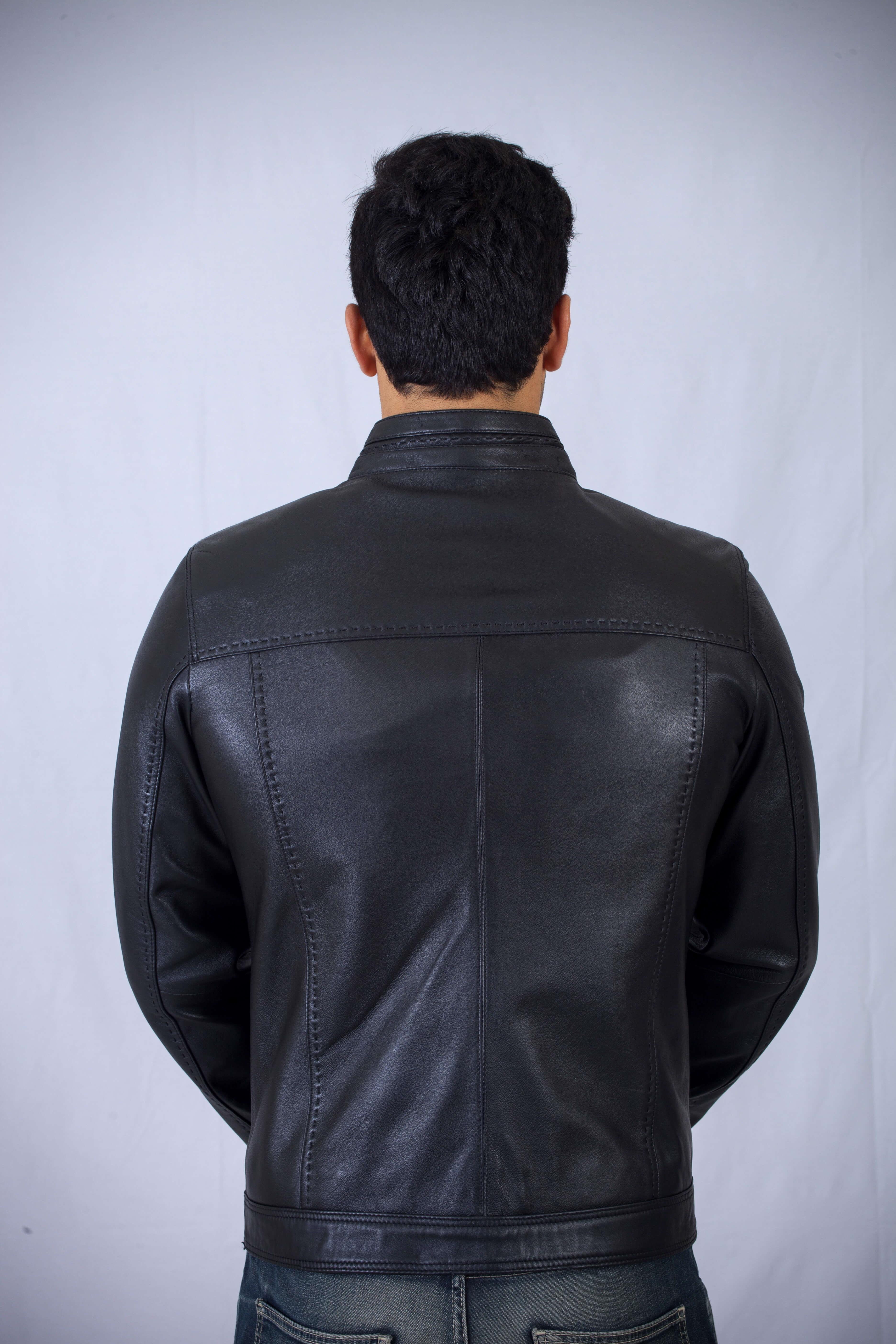 Spor Sade Slim Fit Deri Mont