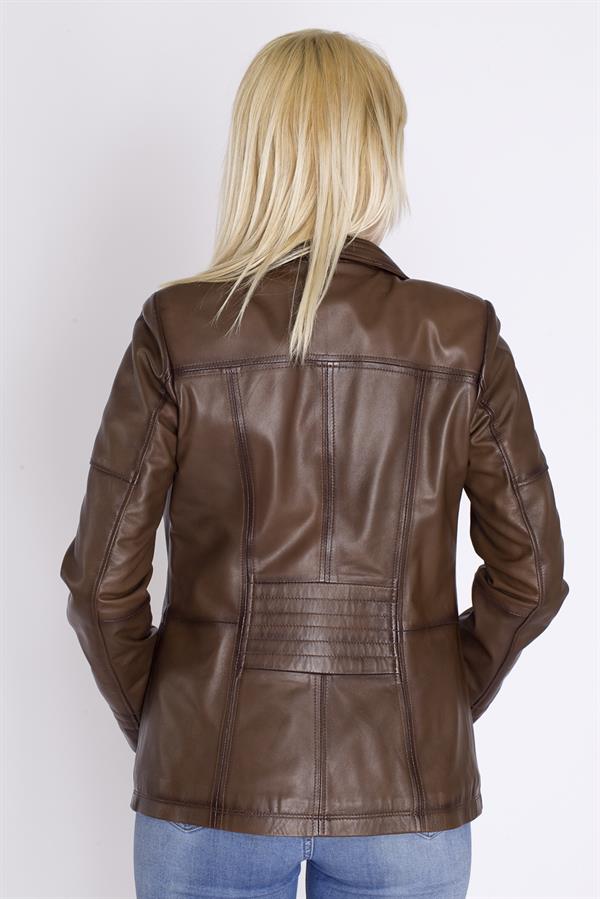 Bayan Orijinal Deri Ceket