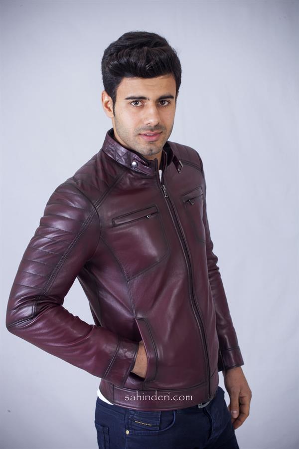 Bordo Orijinal Spor Deri Mont