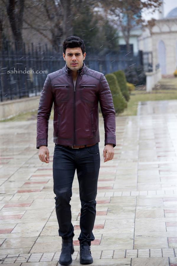 Bordo Orijinal Spor Deri Mont