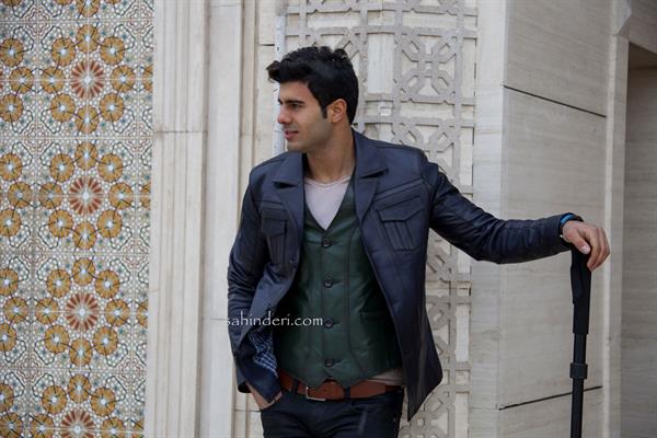 Erkek Lacivert Deri Ceket