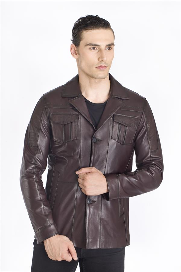 Erkek Spor Deri Ceket