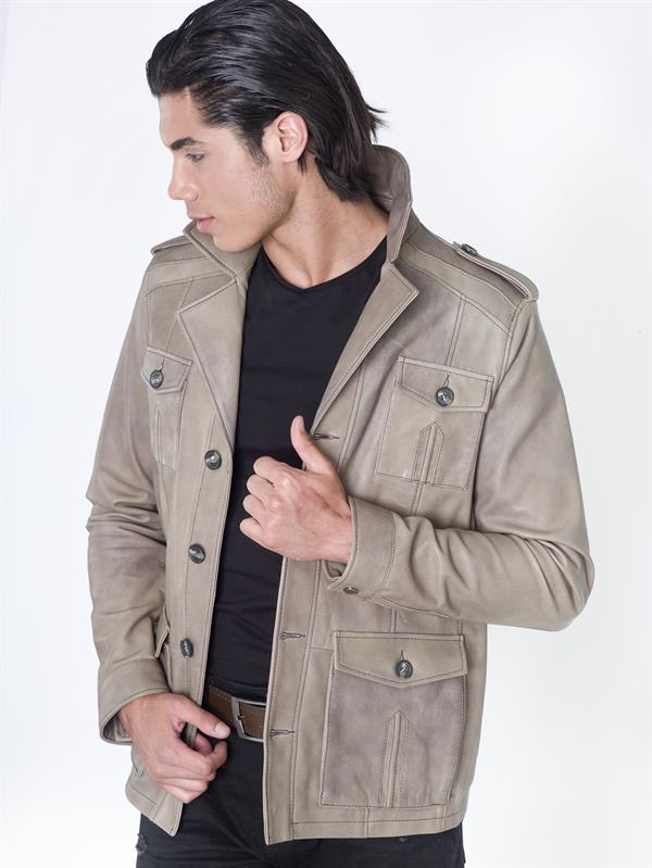 Eskitme Orijinal Deri Ceket