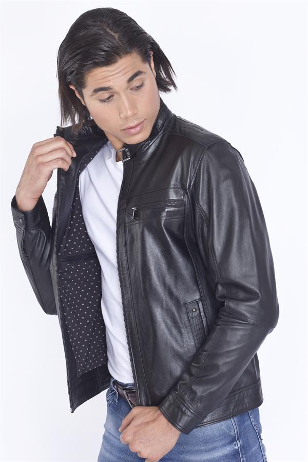 Hakim Yaka Hakiki Deri mont