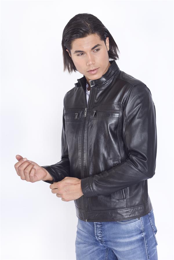 Hakim Yaka Hakiki Deri mont