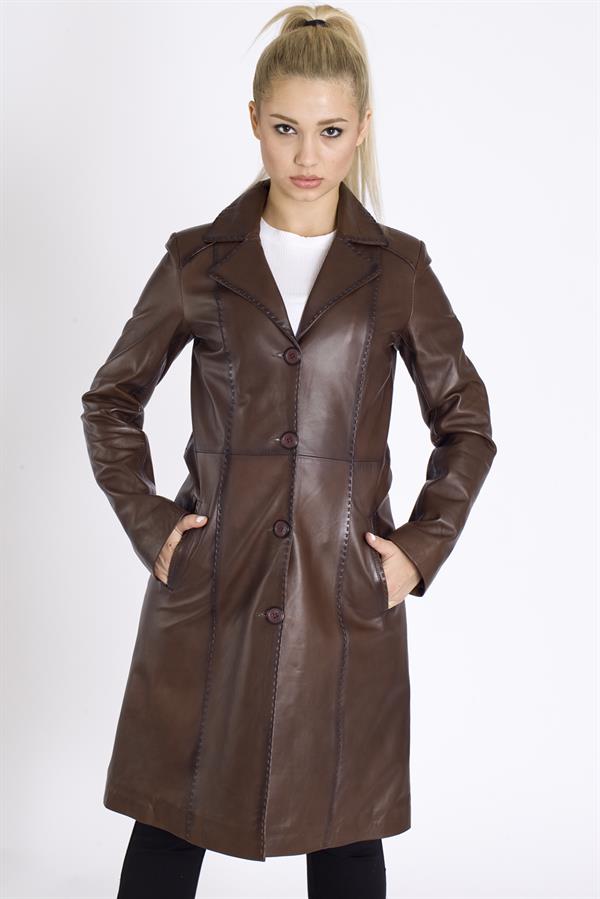 Kadın Hakiki Deri Kap