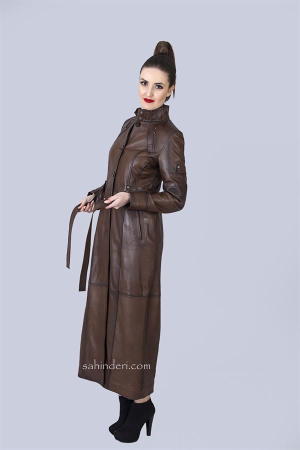 Kadın Hakiki Deri Pardösü