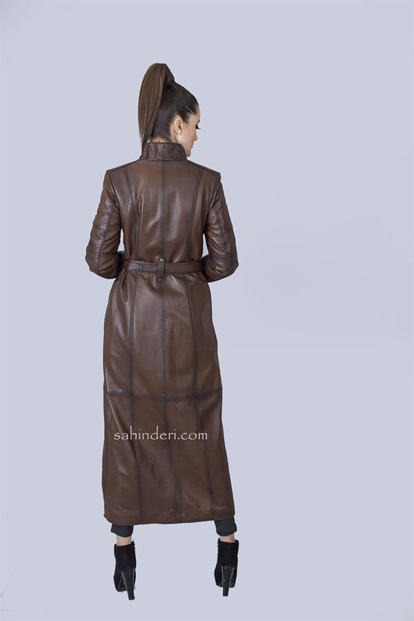 Kadın Hakiki Deri Pardösü