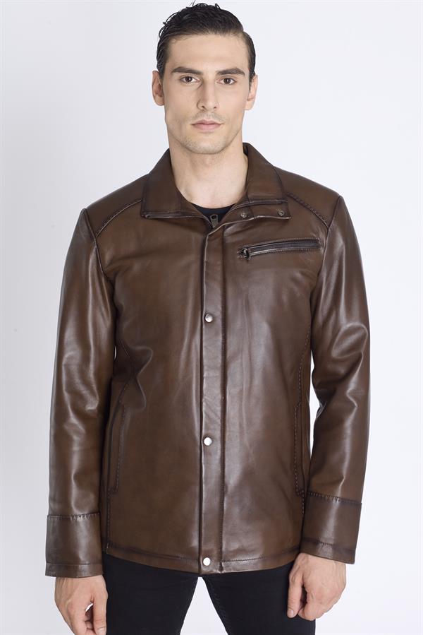 Kahve  Hakiki Deri Kaban