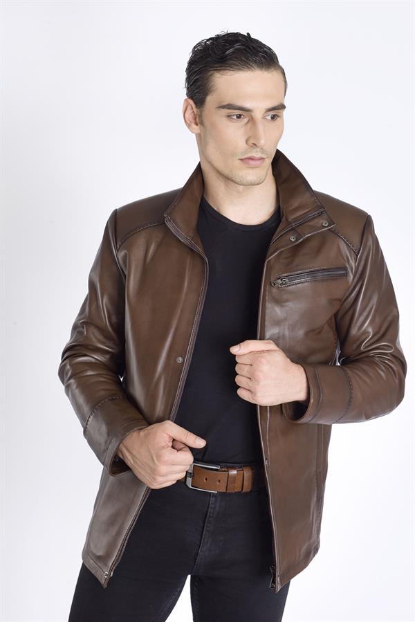 Kahve  Hakiki Deri Kaban