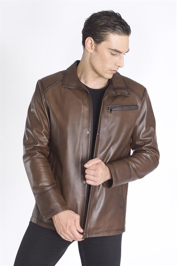 Kahve  Hakiki Deri Kaban