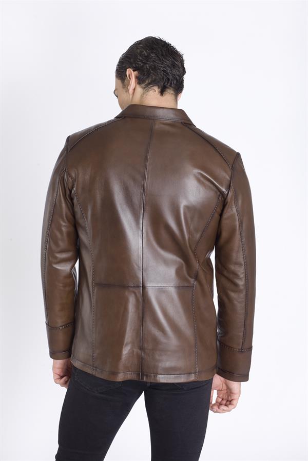 Kahve  Hakiki Deri Kaban