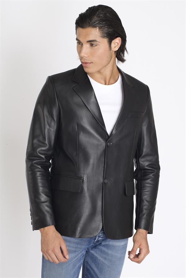 Klasik Gerçek Deri Ceket