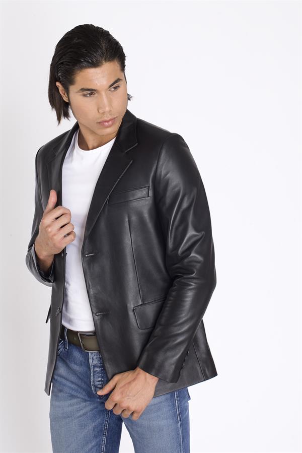 Klasik Gerçek Deri Ceket