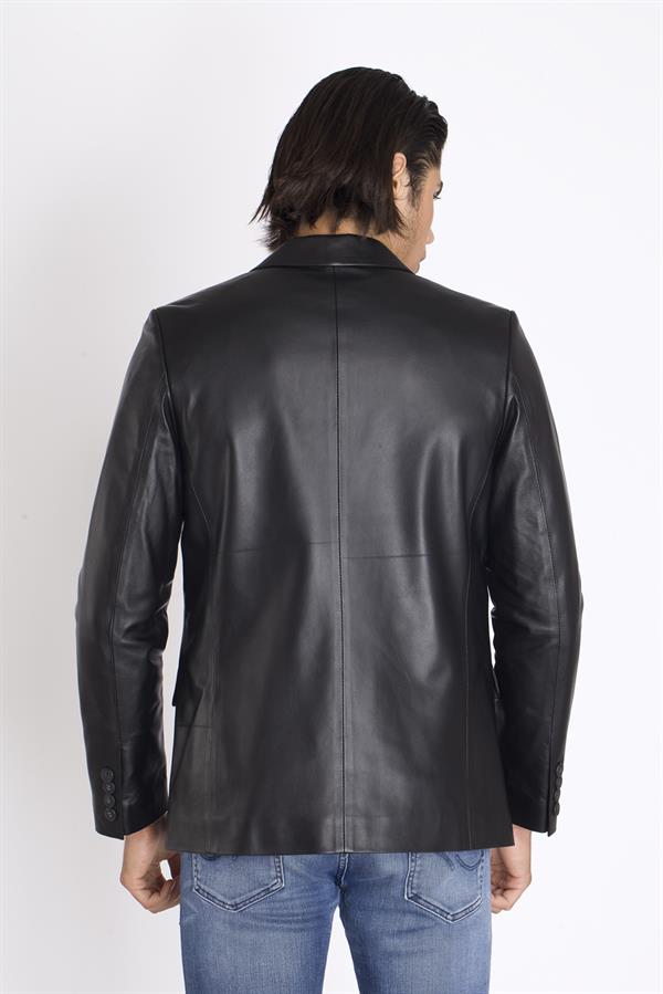 Klasik Gerçek Deri Ceket