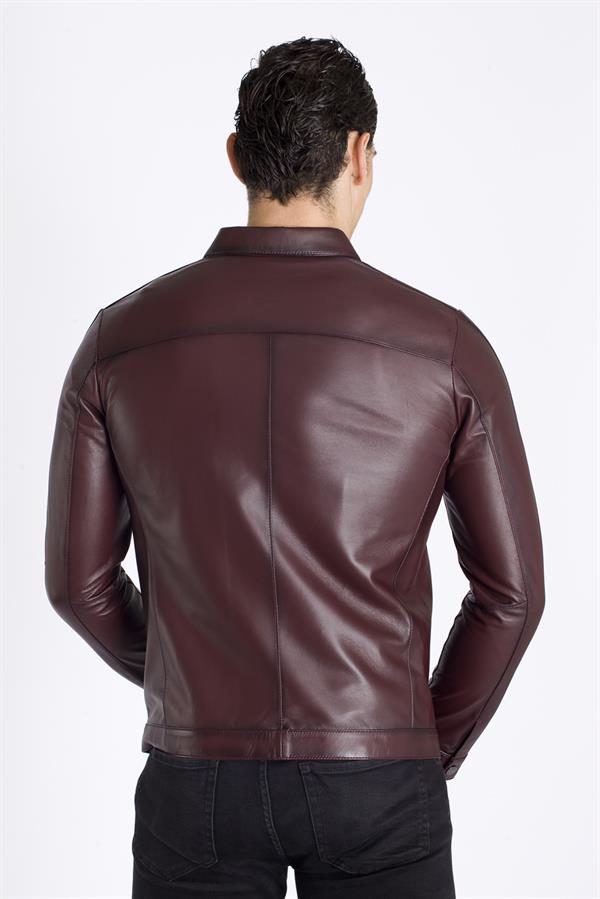 Mevsimlik İnce Kuzu Deri Mont