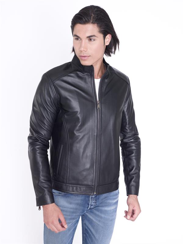 Sade Slim Fit Spor Deri Mont