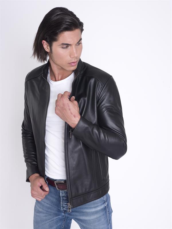 Sade Slim Fit Spor Deri Mont