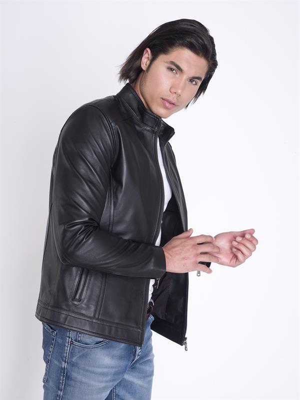 Sade Slim Fit Spor Deri Mont