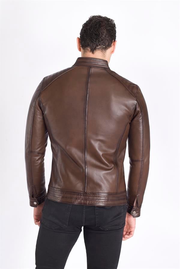 Şahin Deri Erkek Deri Mont