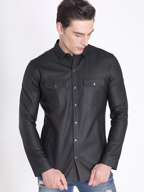 Şahin Deri Hakiki Deri Gömlek